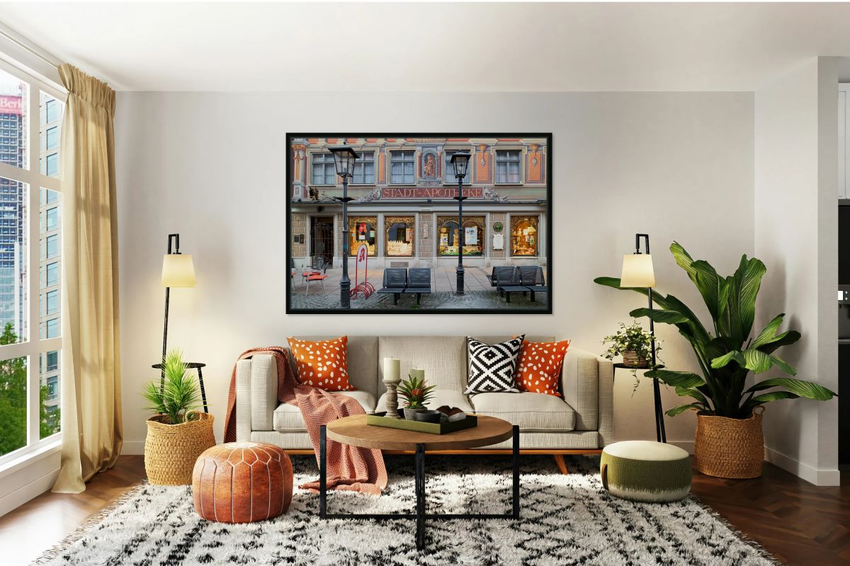 Historical buildings in Fussen along the Romantic Road in Bavari