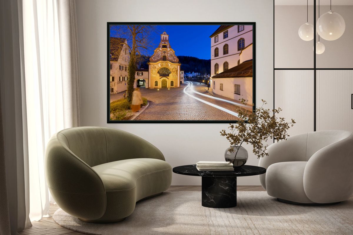 Heilig geist spitalkirche in fussen on the romantic road in germ