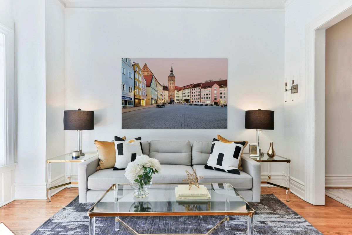 Visit Hauptplatz square in Landsberg am Lech along the Romantic 