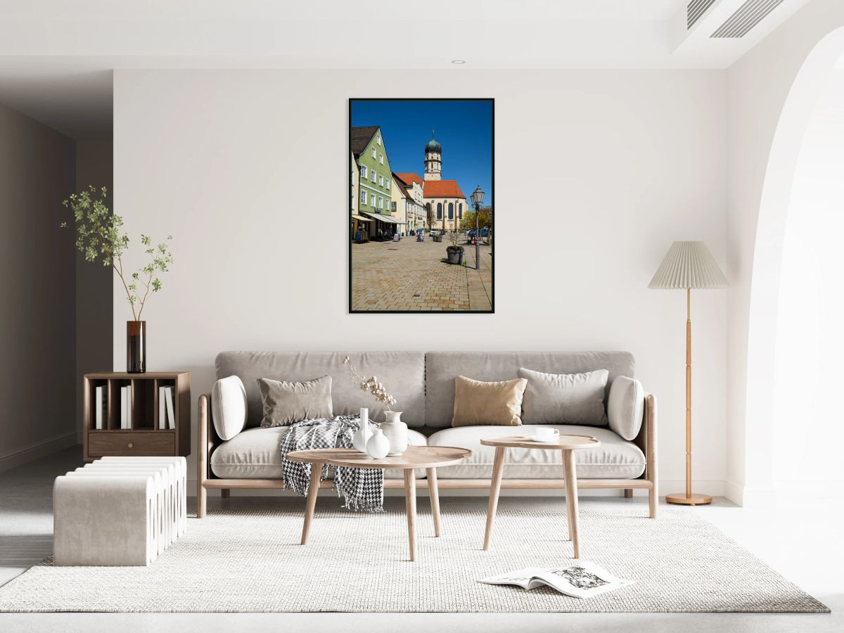 Visit to Mariae Himmelfahrt church on Romantic Road in Schongau