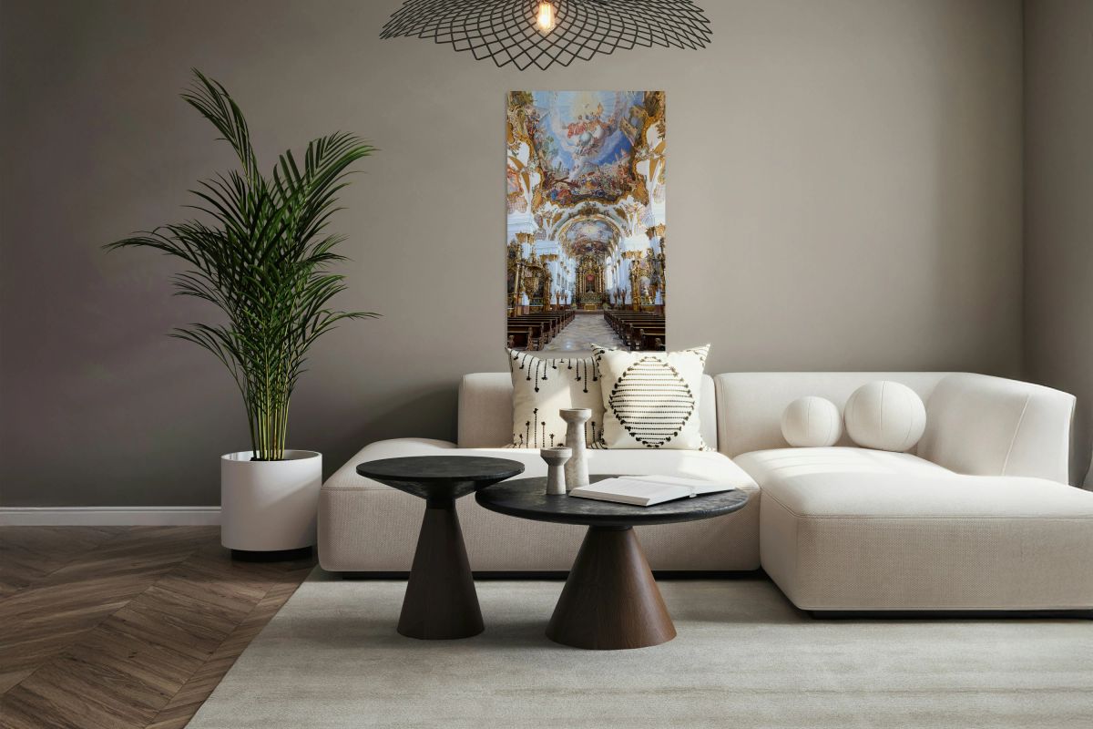 Visiting Heilig Kreuz church in Landsberg am Lech Germany