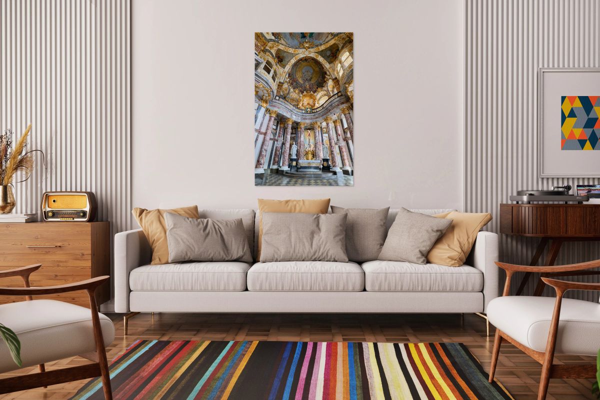 Hofkirche Court church of Residence in Wurzburg on Romantic Road