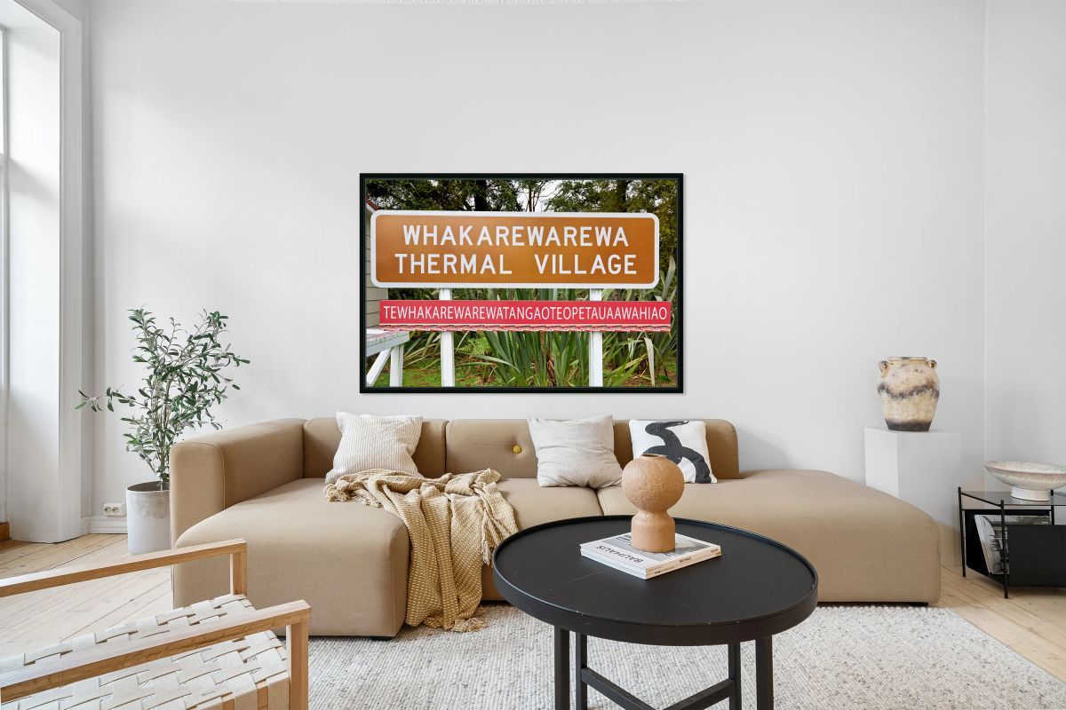 Whakarewarewa thermal village entrance in Rotorua New Zealand