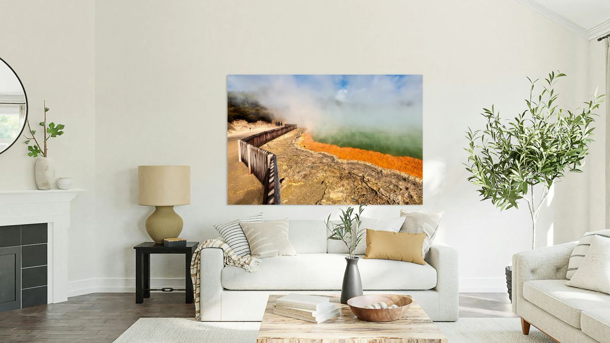 Explore waiotapu thermal wonderland at champagne pool in rotorua