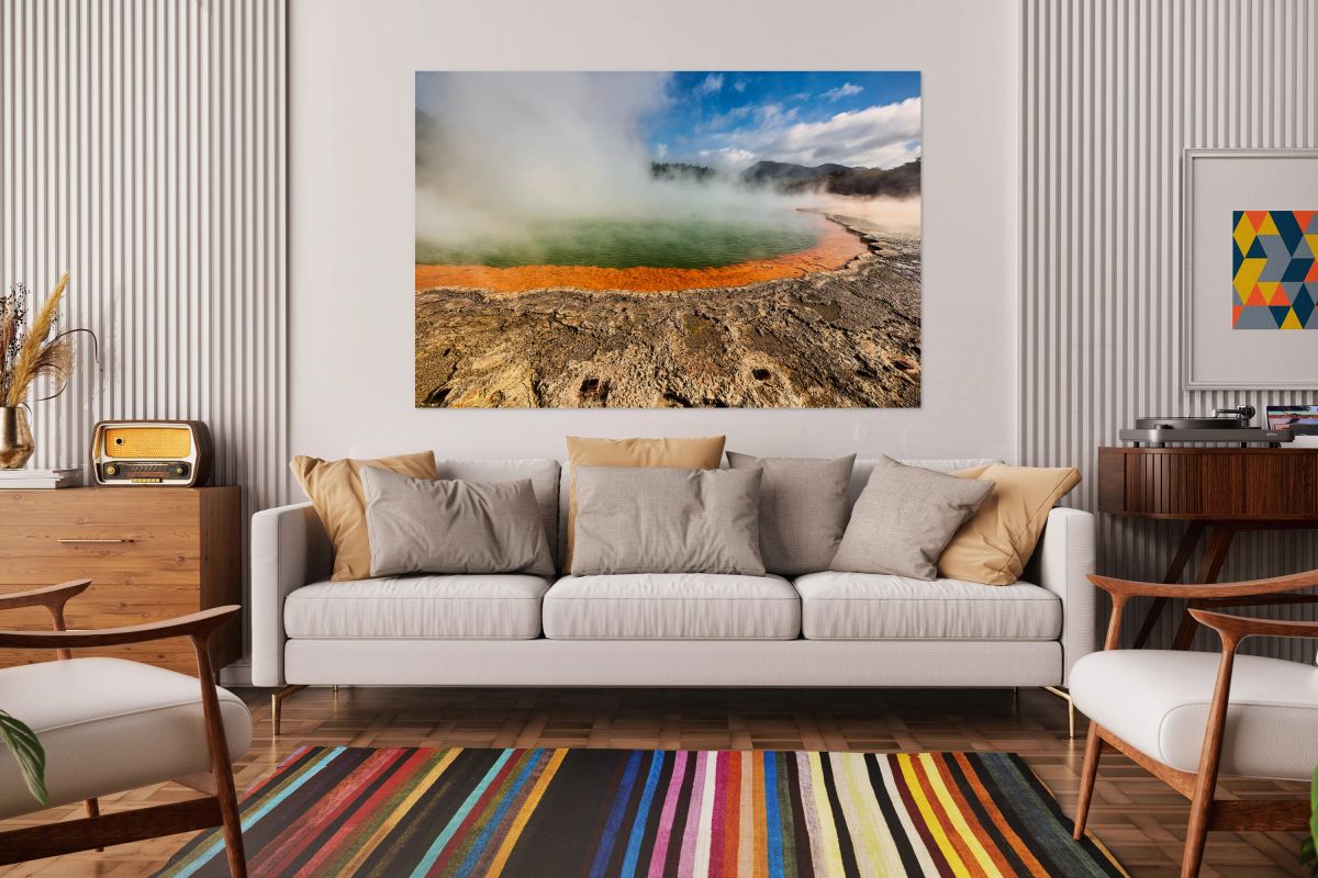 Explore champagne pool at waiotapu thermal wonderland in rotorua