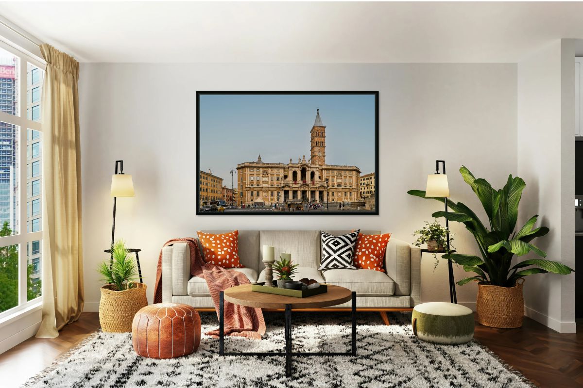 Visit to Basilica of Saint Mary Major in Rome Italy during dayti