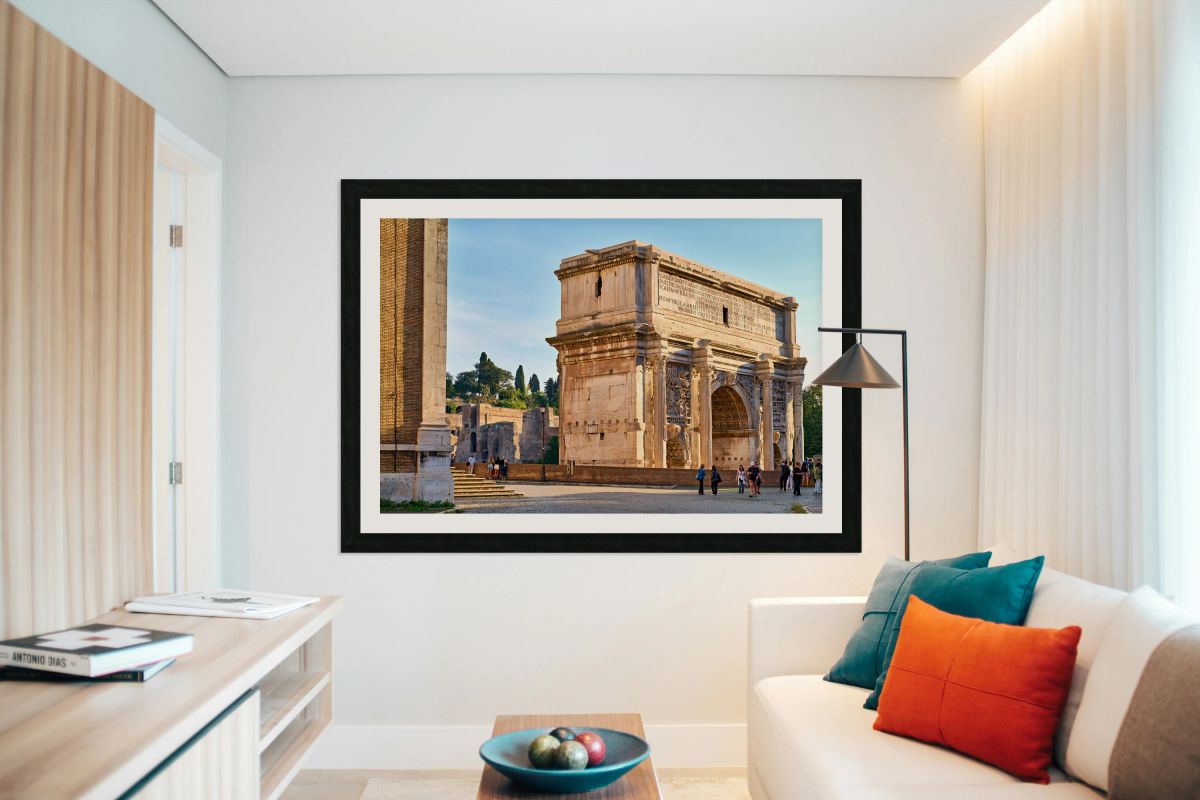 Exploring the arch of septimus severus in rome