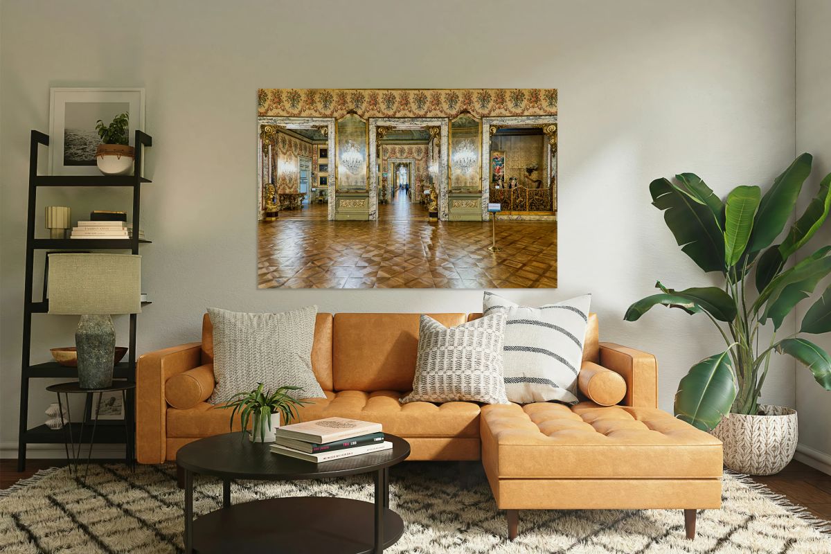 Doria Pamphilj Gallery in Rome shows dancing hall and art collec