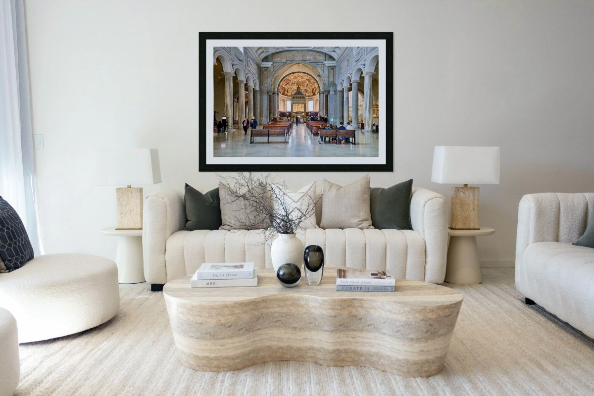 Visit San Pietro in Vincoli in Rome Italy with many visitors ins