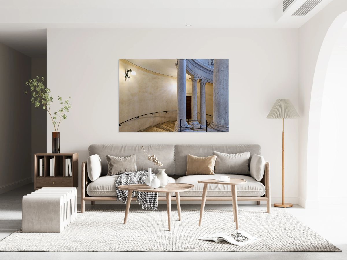 Visit the helicoidal staircase in Galleria Nazionale dArte