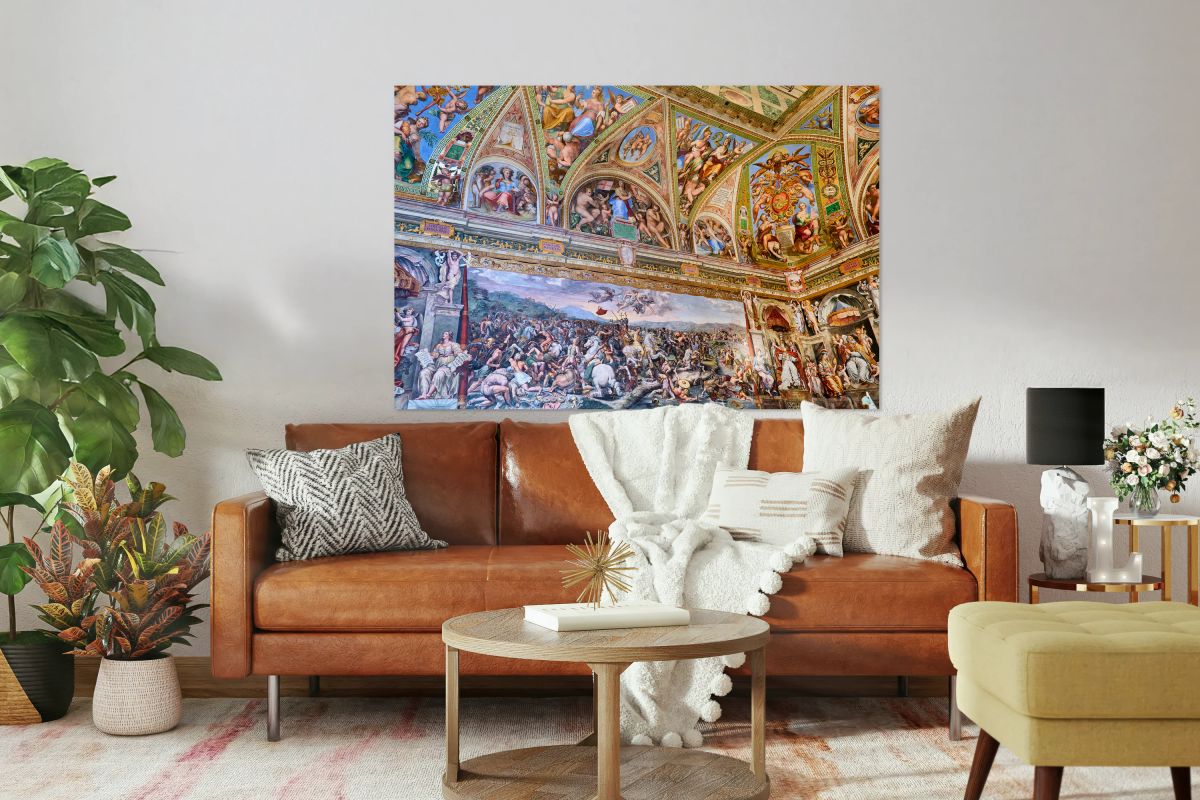 Explore frescoes in Raphael rooms at Vatican Museums in Rome