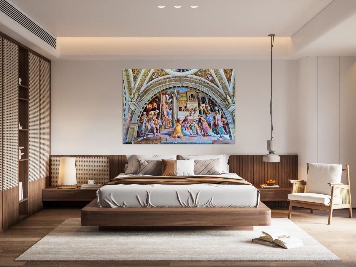 Exploring the raphael rooms at vatican museums in rome