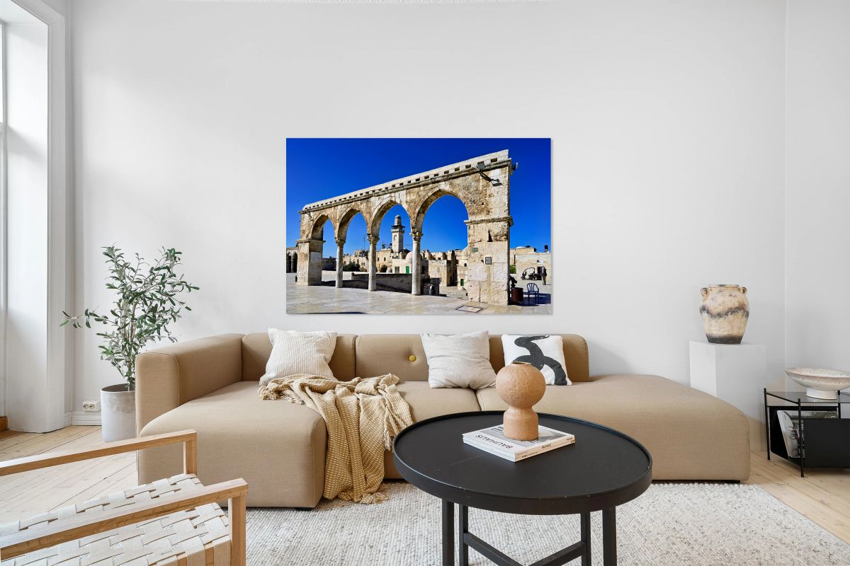 Dome of the rock mosque at Temple Mount in Jerusalem Israel