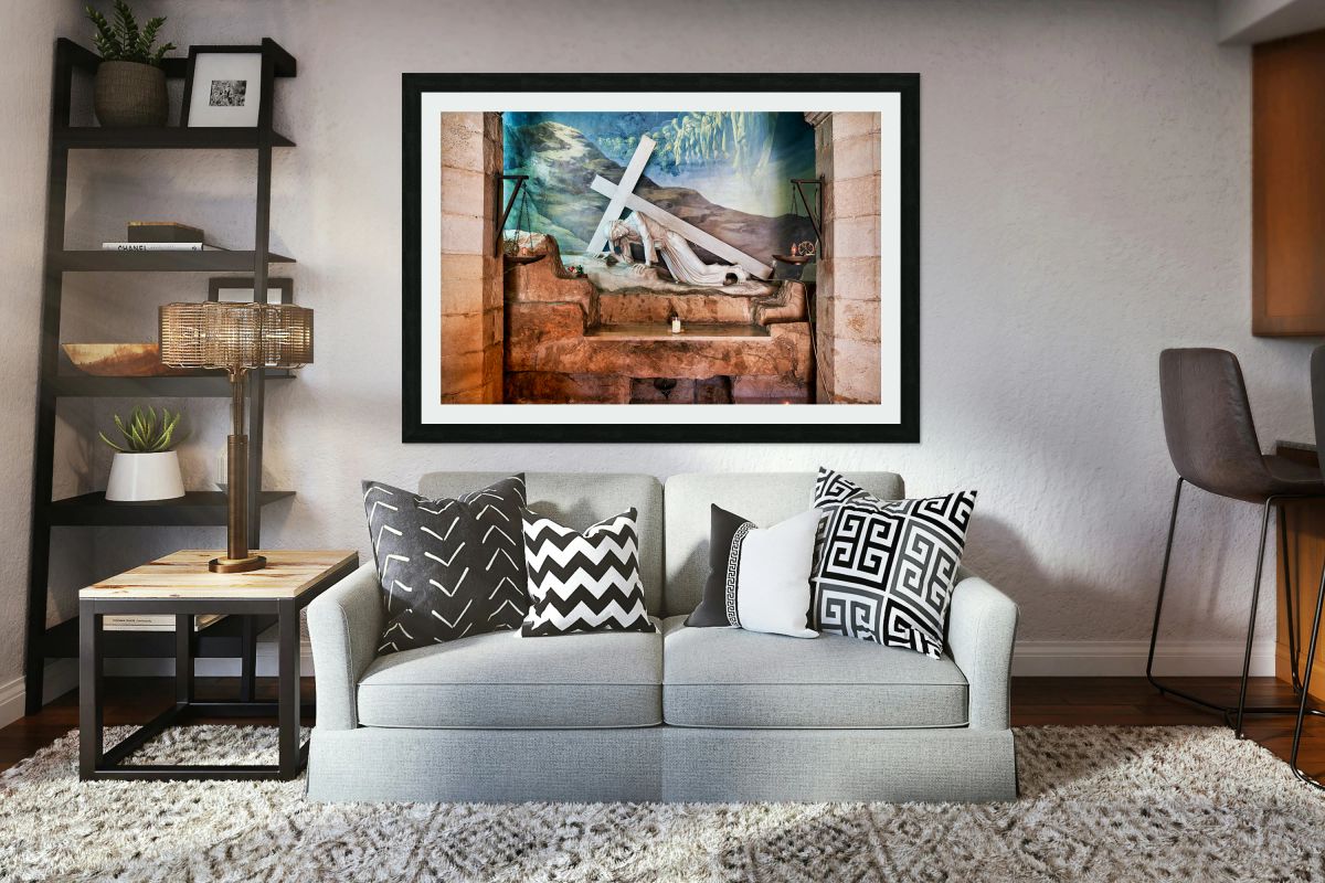 Inside the church of st