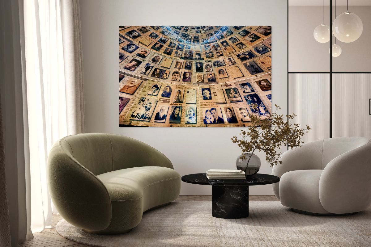 Memorial at Yad Vashem honors victims of the Holocaust in Jerusa