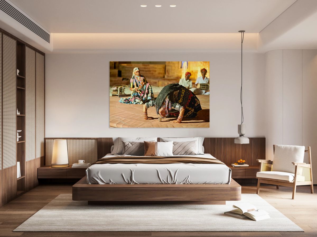 Traditional dance performance in Khimsar Rajasthan