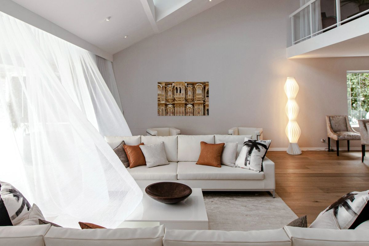 Traditional haveli house architecture in Jaisalmer Rajasthan