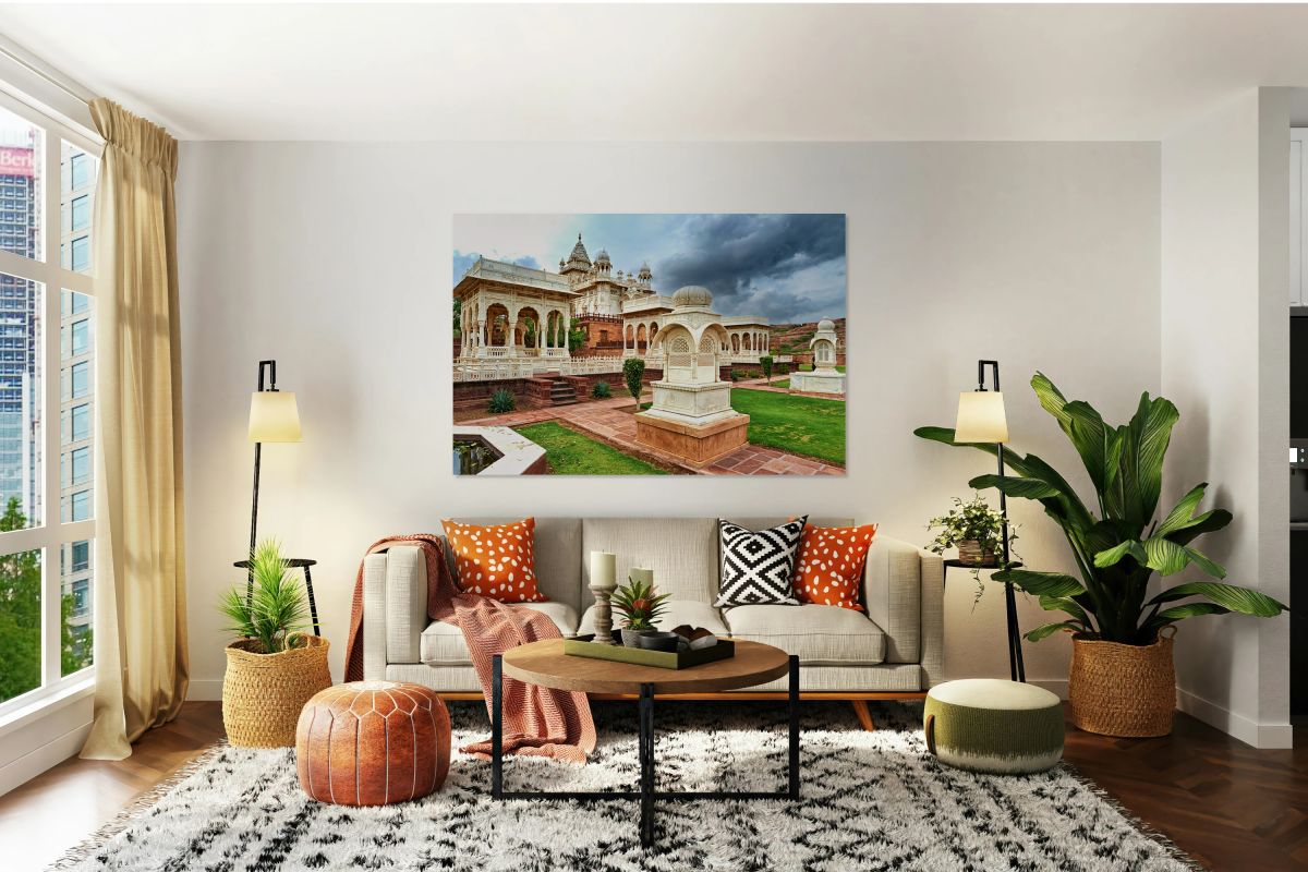 Jaswant Thada in Jodhpur features stunning architecture and gard