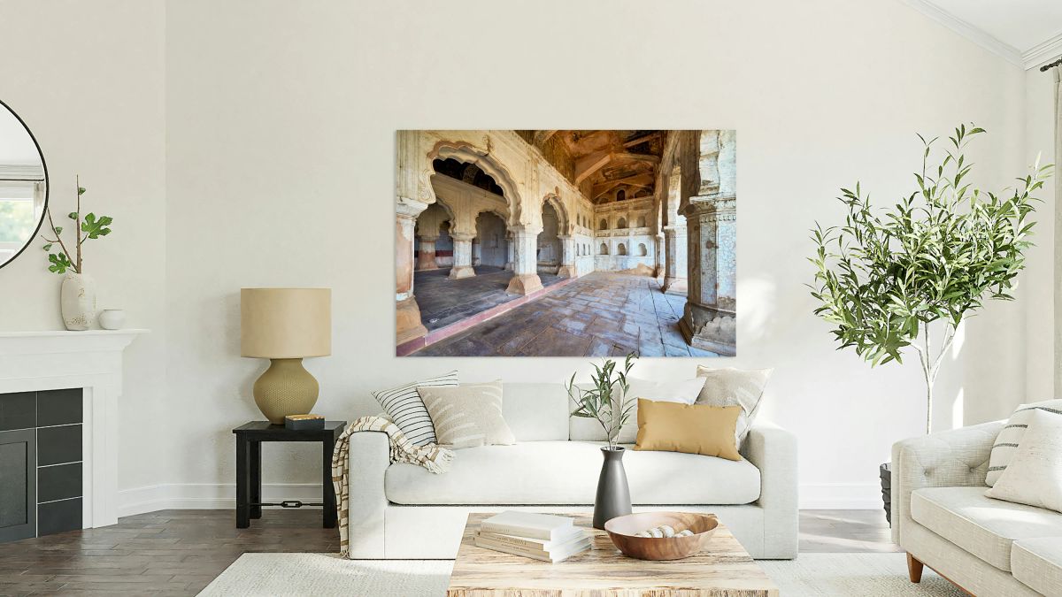 Exploring the fort complex in orchha madhya pradesh india