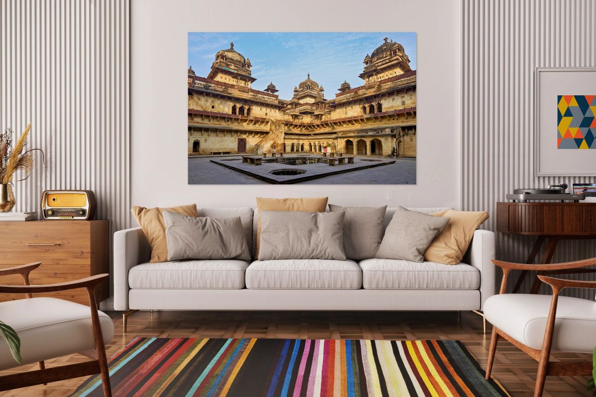 Visit to orchha fort complex in madhya pradesh india