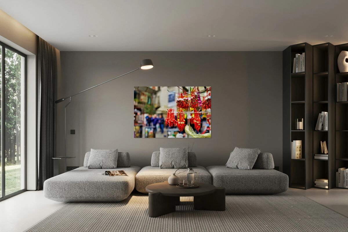 Lucky horns on sale in Spaccanapoli downtown Naples Italy