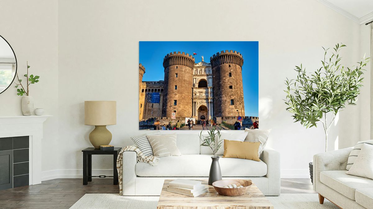 Visit to Castel Nuovo in Naples Campania Italy during daytime