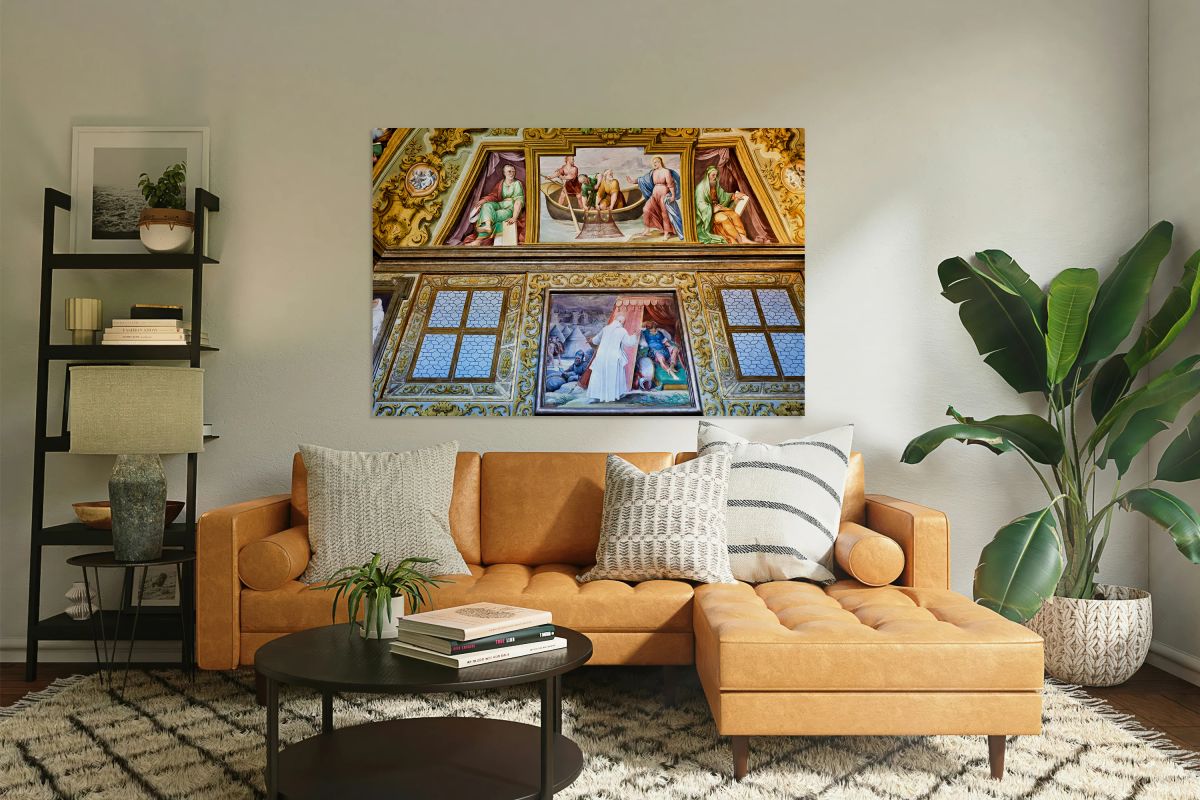 Art and history within Certosa di San Martino in Naples Italy