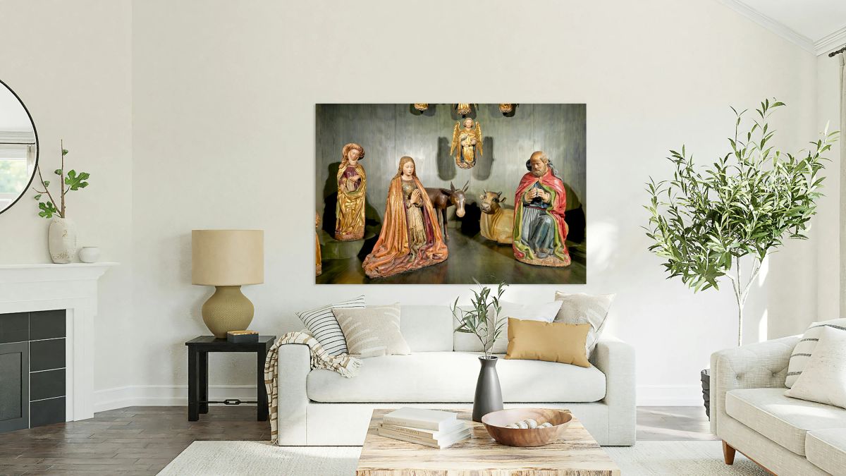 Nativity scene inside Certosa di San Martino in Naples Campania