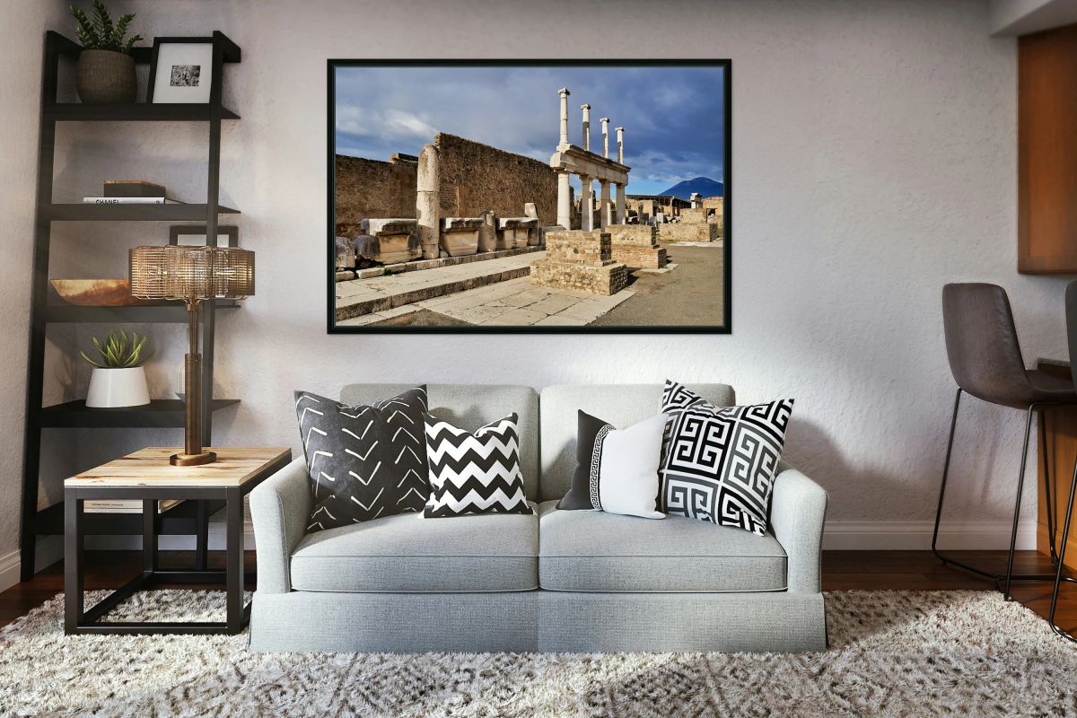 Exploring the ruins of Pompeii in Naples Campania Italy