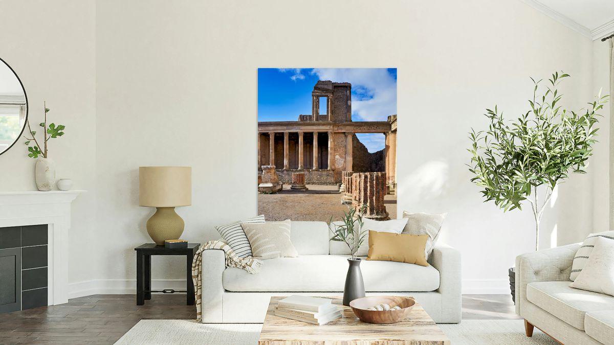 Exploration of ancient ruins in Pompeii Naples Campania Italy