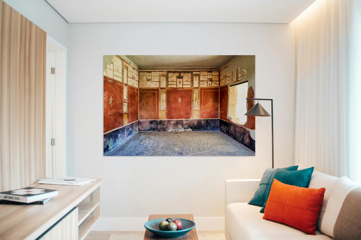 Exploring the ancient walls of Pompeii in Campania Italy