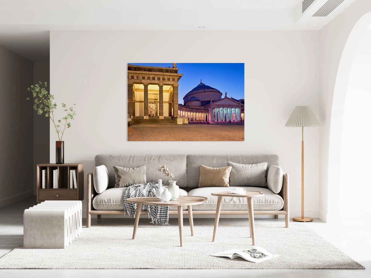 Sunset at Basilica di San Francesco di Paola Naples