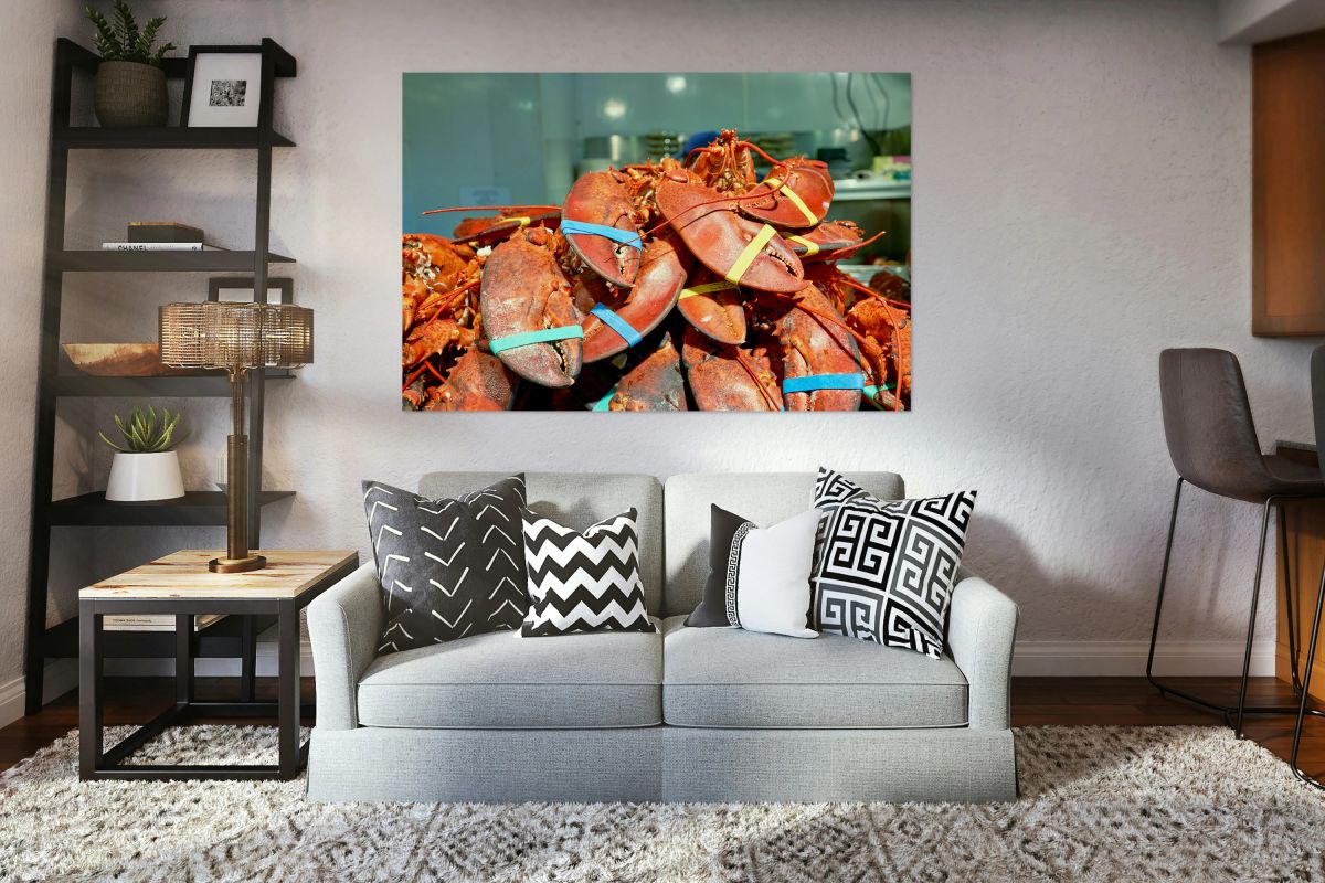 Lobsters at lobster place in chelsea market in manhattan new yo