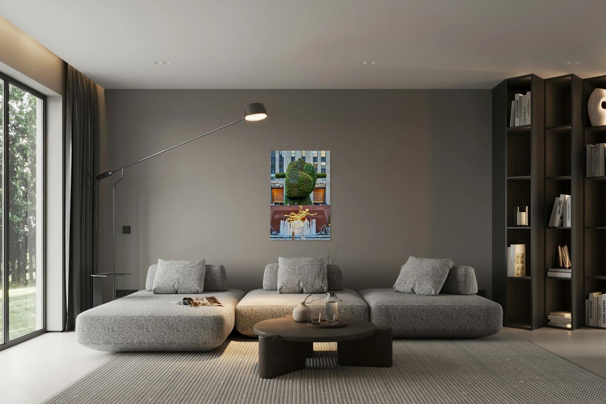 Prometheus statue at Rockefeller Center Manhattan