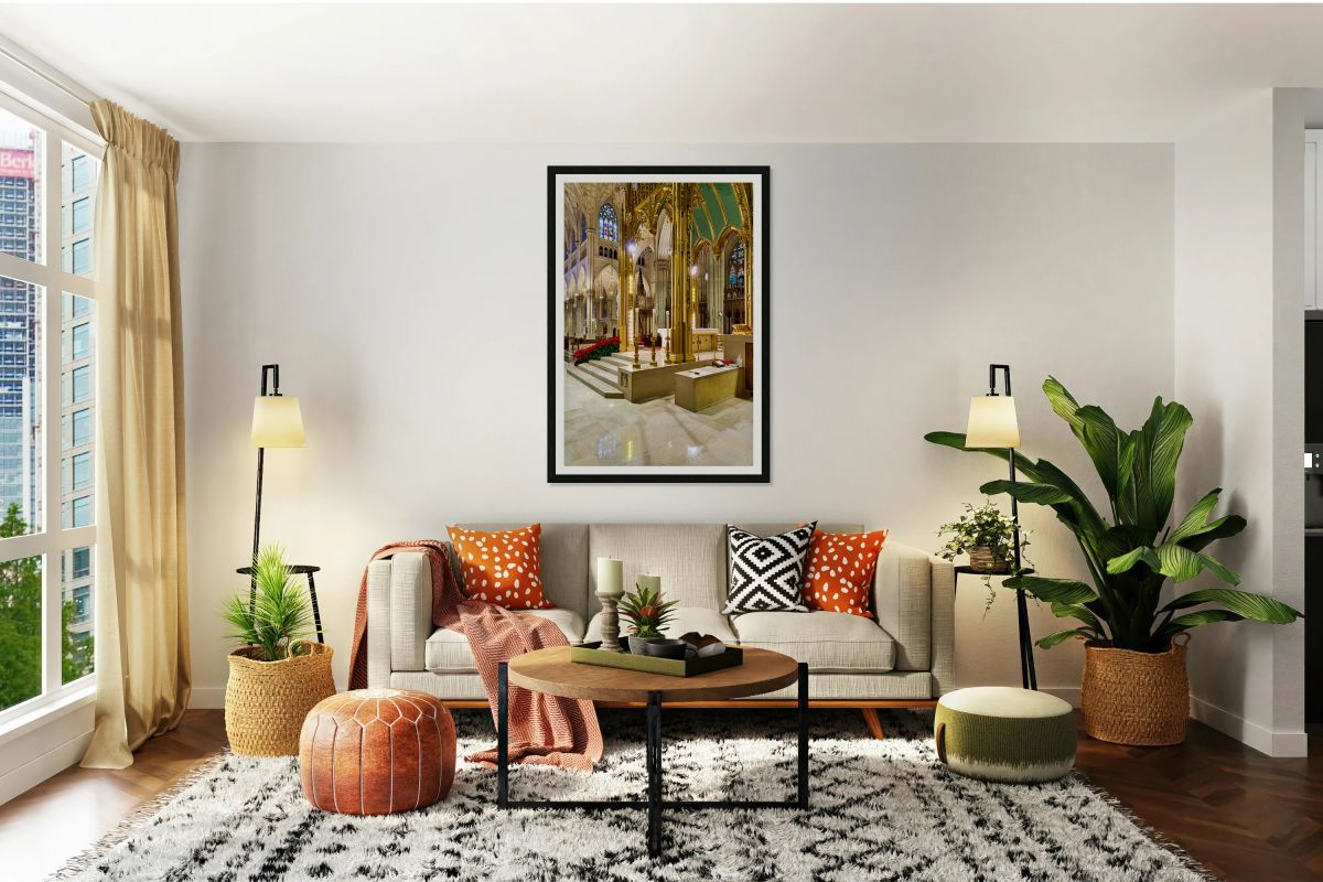 Visitors explore St. Patricks Cathedral in Manhattan during the