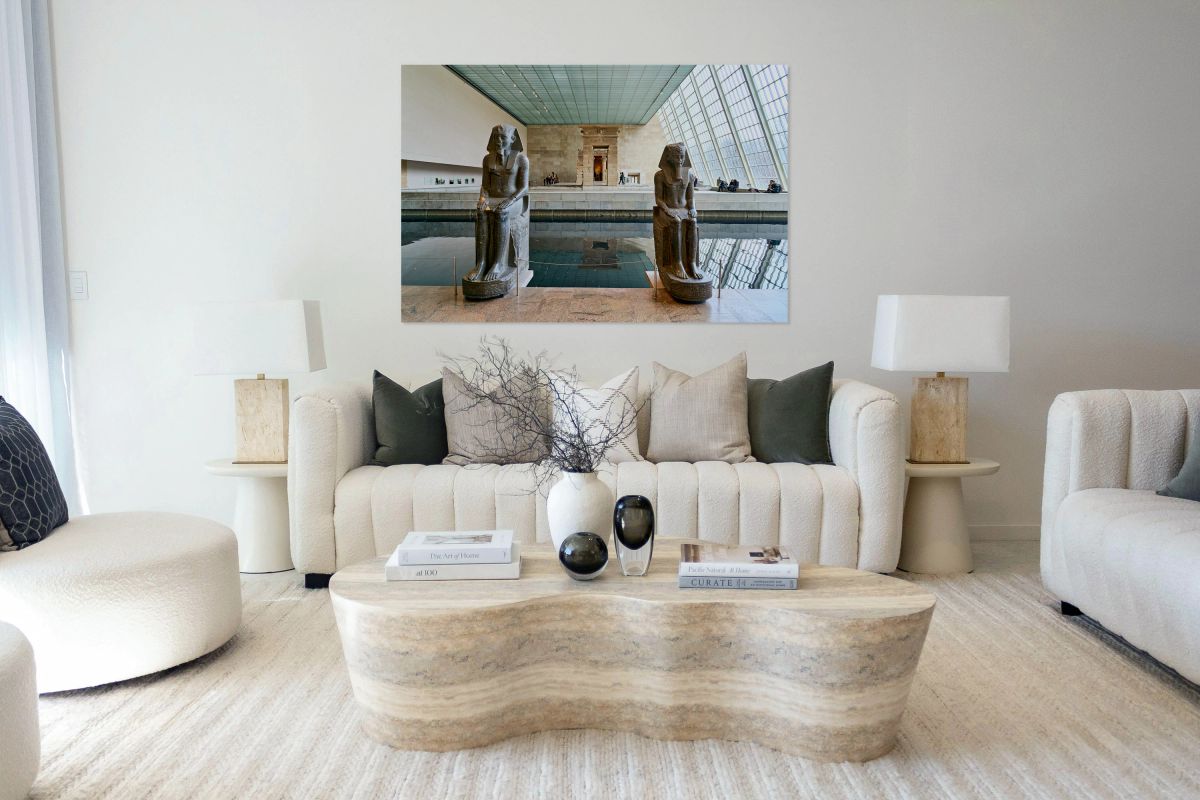 Egyptian art at the Met features the Temple of Dendur