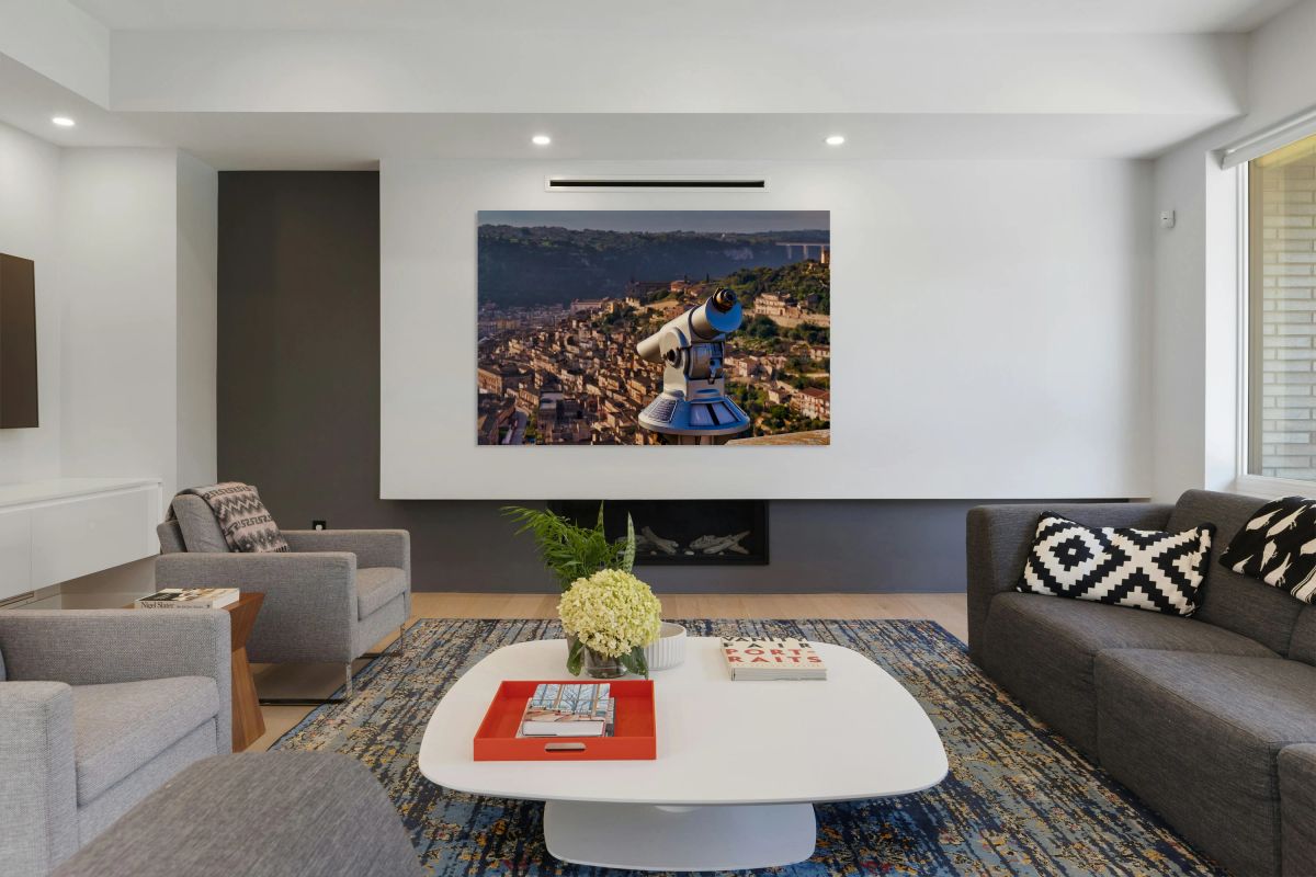 View of Modica Sicily Italy from a lookout point