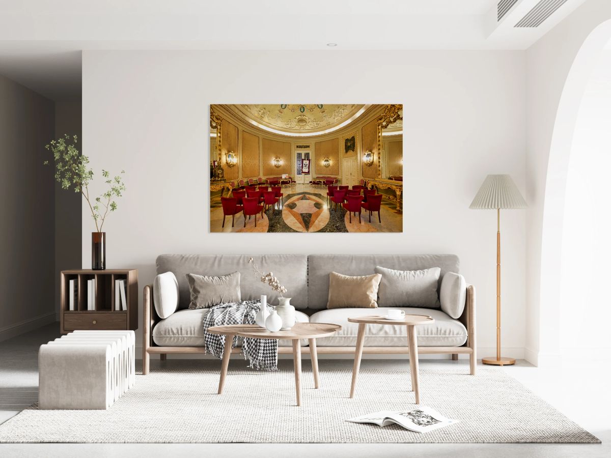 Ducezio Palace room with mirrors in Noto Sicily Italy