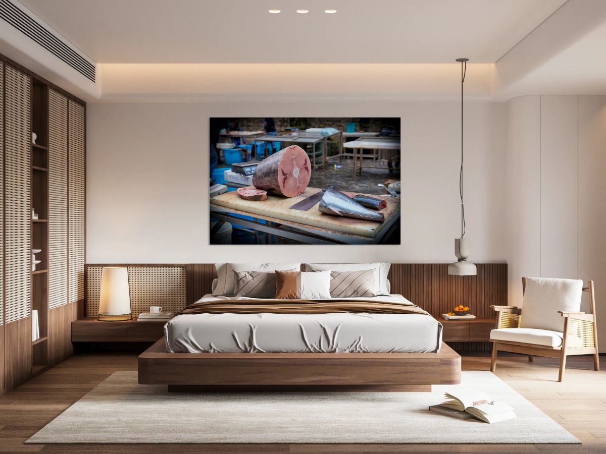 Fresh fish and meat at Piscaria market in Catania Sicily