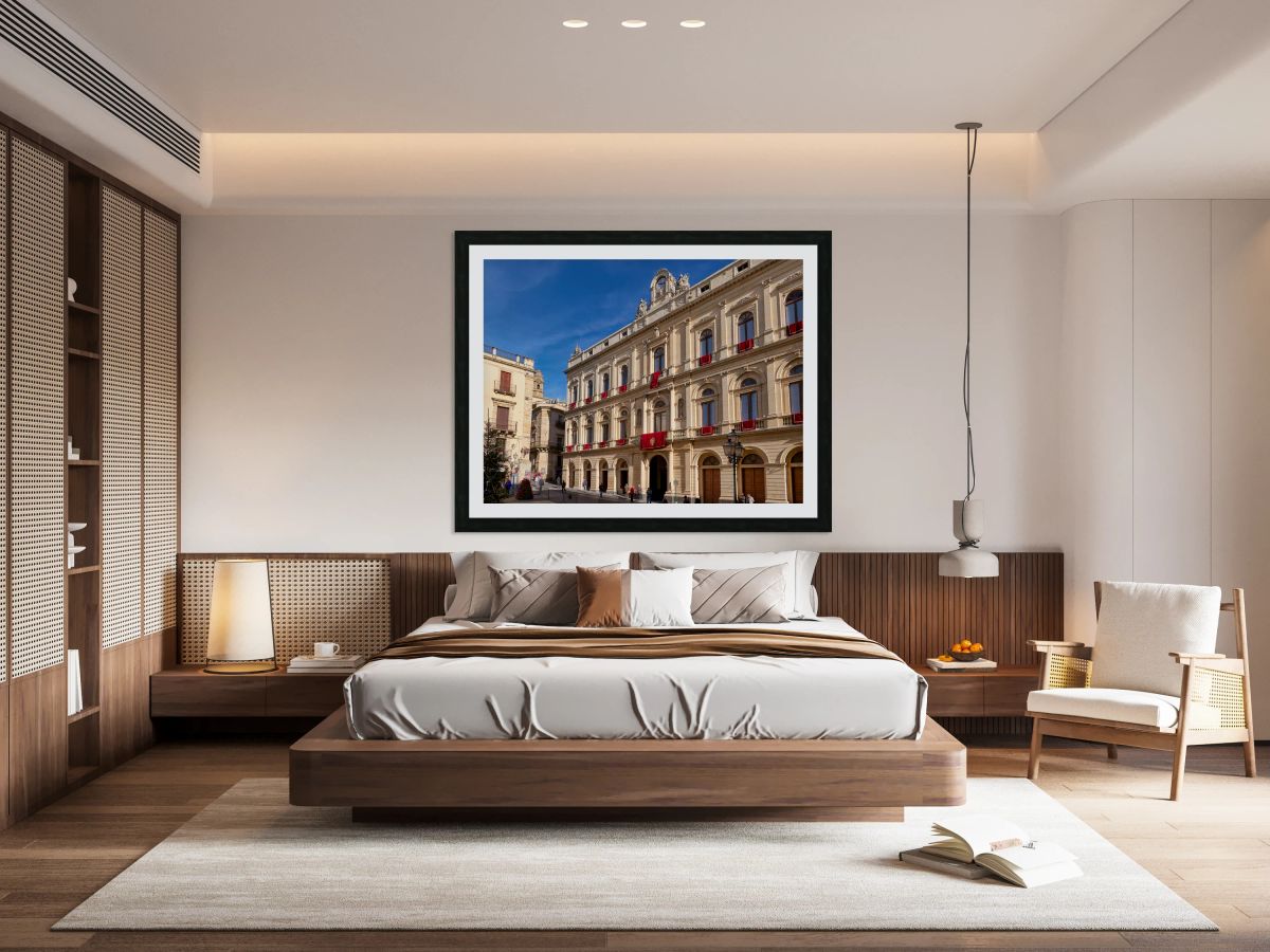 Visiting the town hall in caltagirone sicily italy