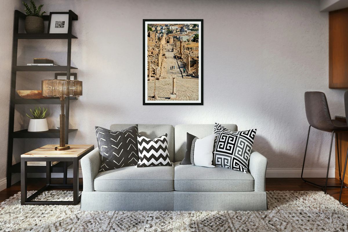 Exploring the historic ruins of Gerasa in Jordan