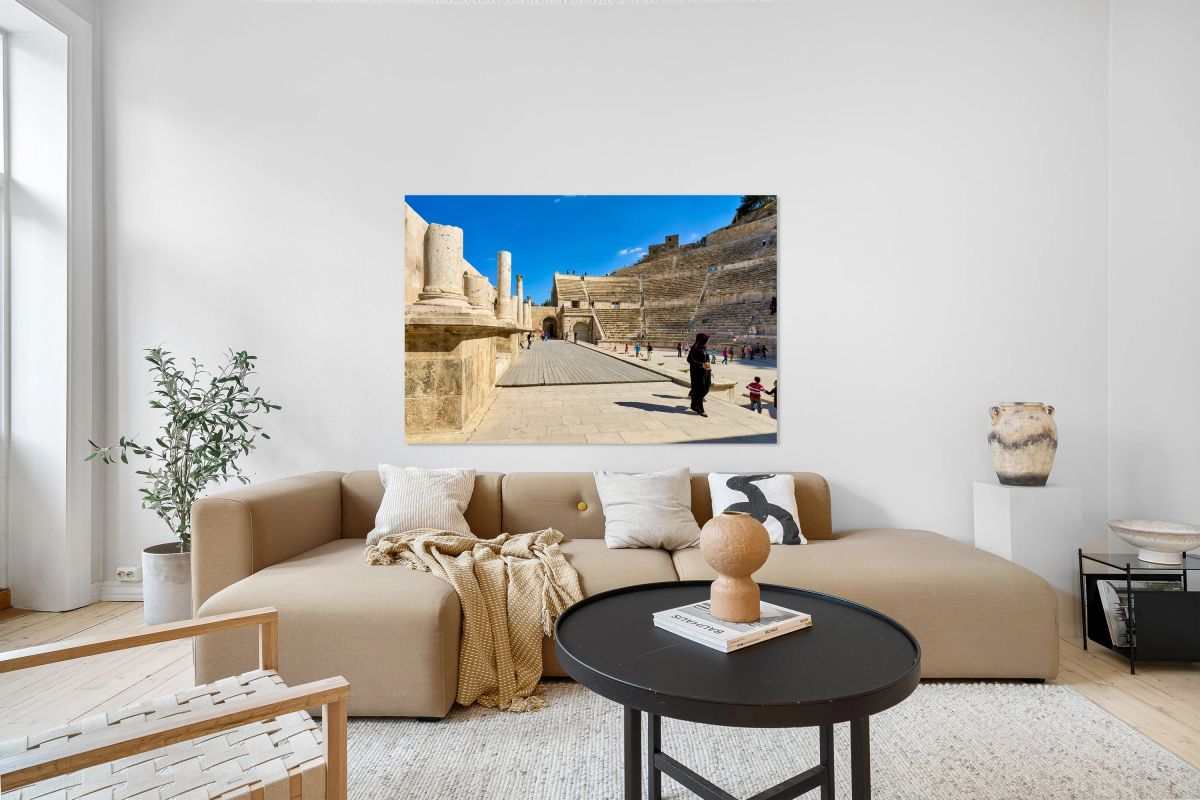 Exploring the roman theater in amman jordan