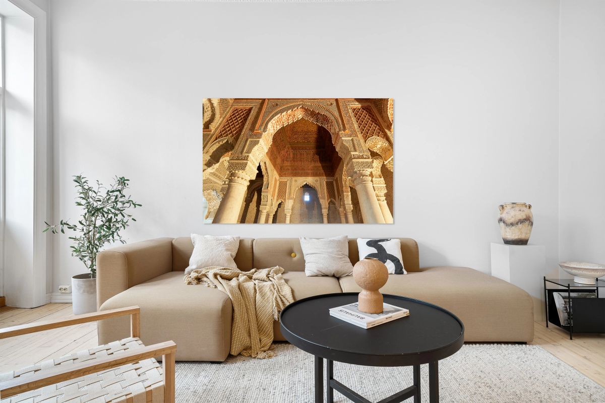 Exploring Saadian tombs in Marrakesh Morocco