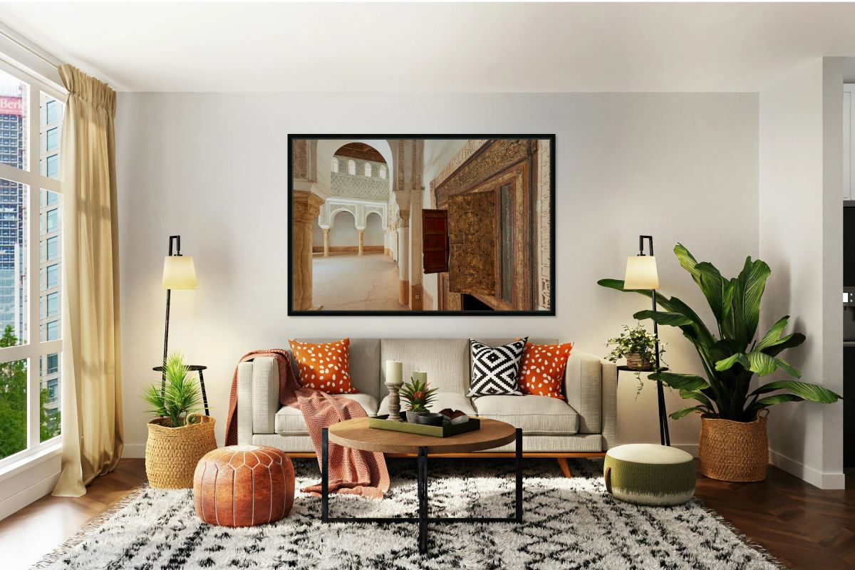 Exploring the architecture of Madrasa Ben Youssef in Marrakesh