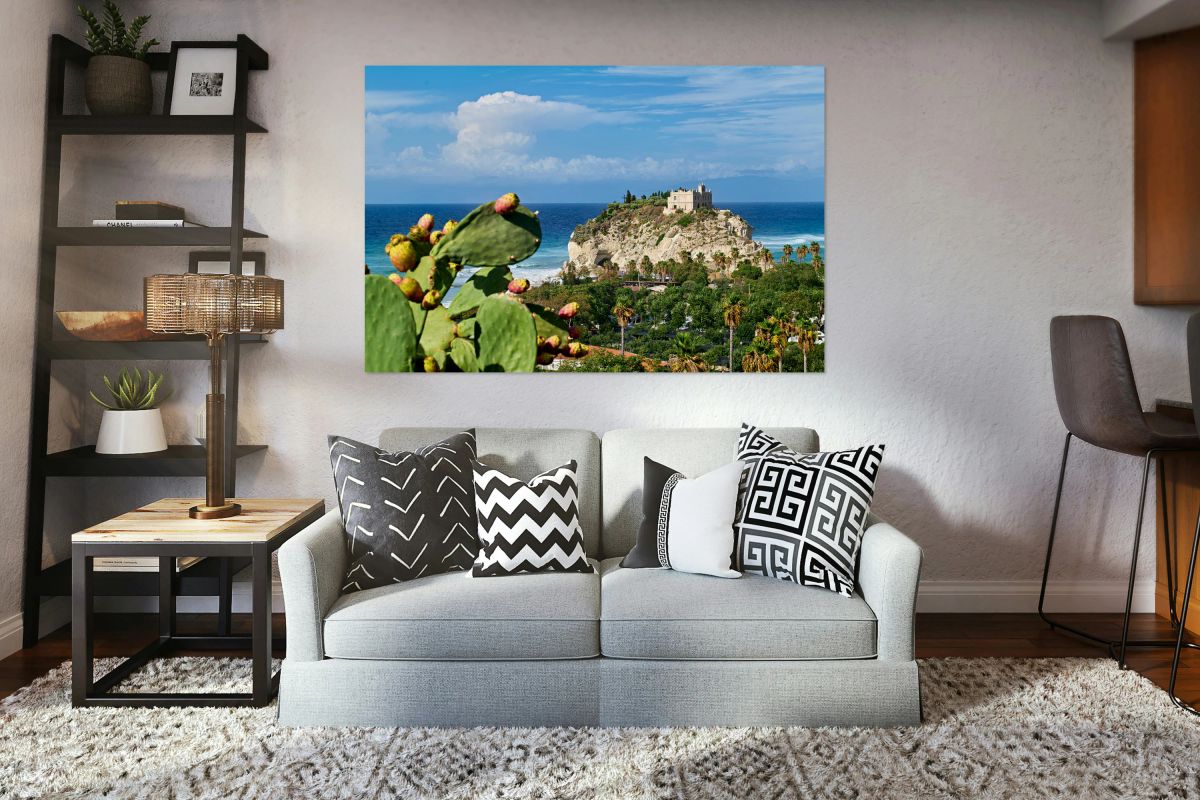 Santa Maria dellIsola Monastery in Tropea Calabria Italy by the