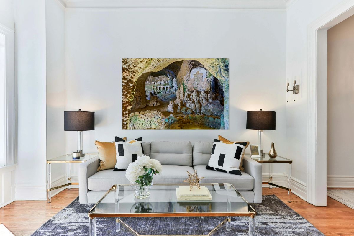 Exploring the cave church of Piedigrotta in Pizzo Calabro Italy