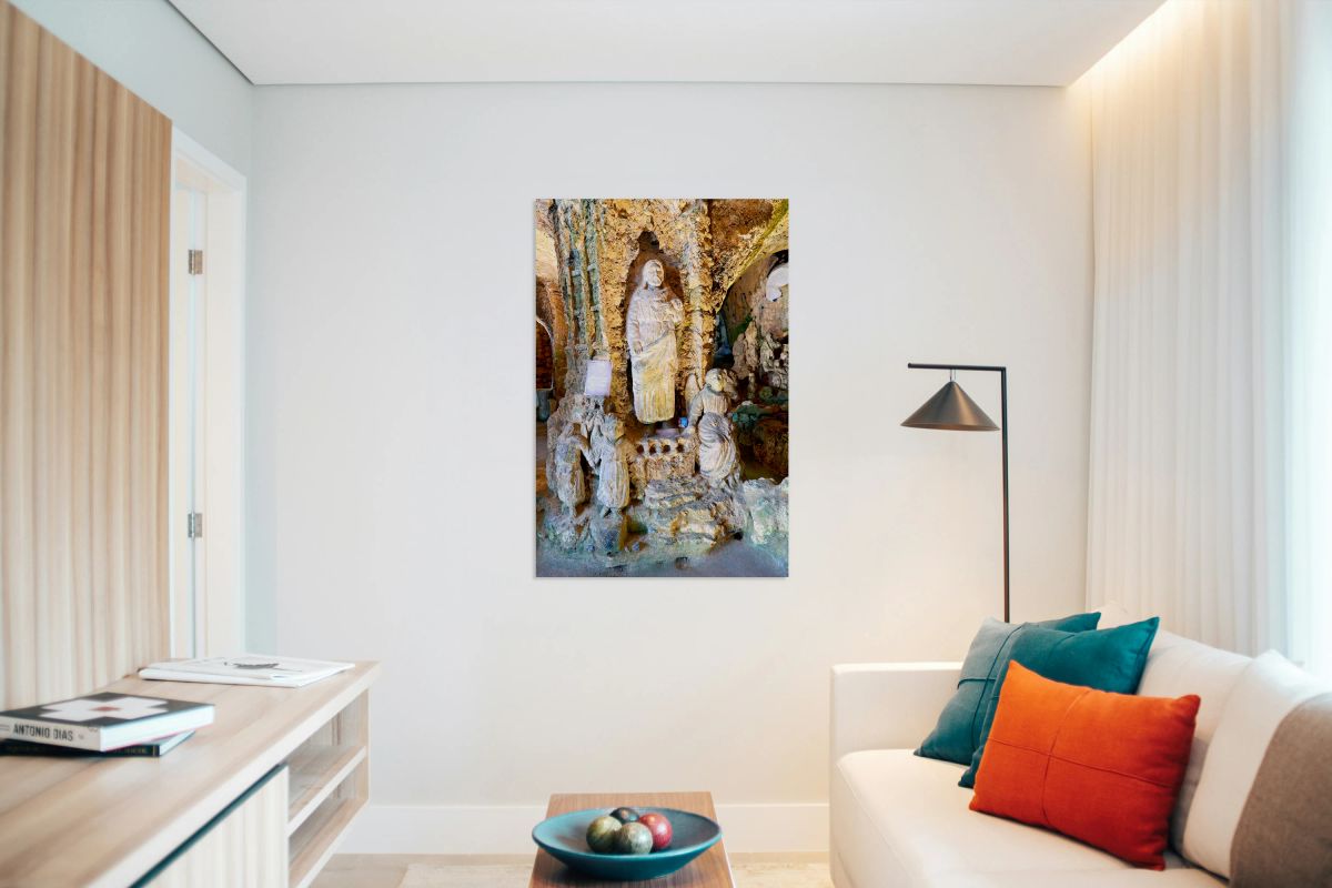 Exploring the cave church of Piedigrotta in Pizzo Calabro Italy