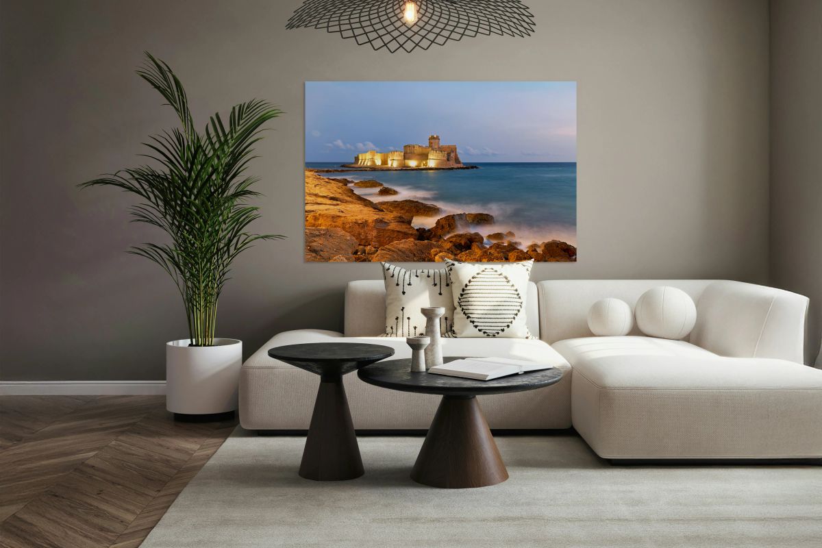 Exploring Aragon castle at Le Castella in Isola di Capo Rizzuto