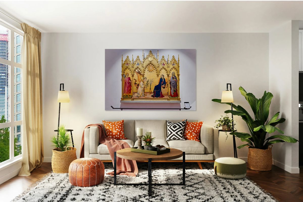 Artwork by simone martini at uffizi gallery in florence