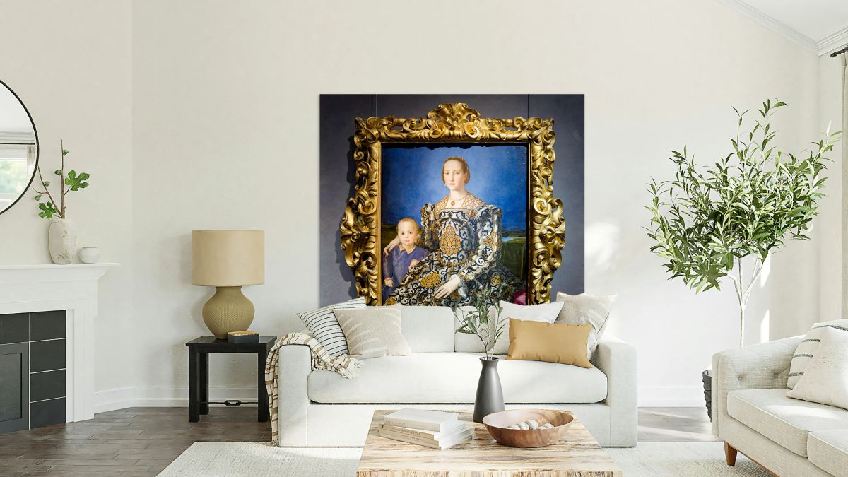 Bronzinos portrait of Eleonora of Toledo and Giovanni in Floren